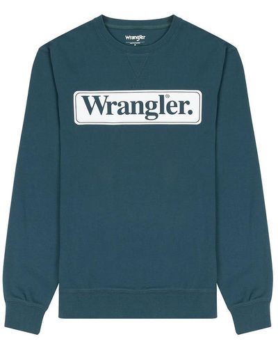 Wrangler Seasonal Crew Sweatshirt - Blue