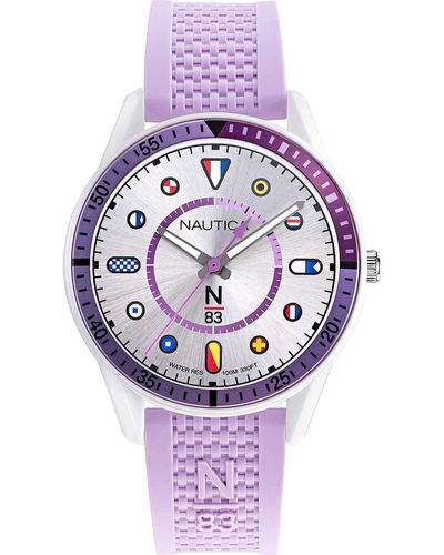 Nautica Orologio solo tempo uomo N83 trendy cod. NAPSPF911 - Viola