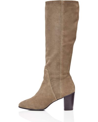 FIND R3156 Slouch Boots - Natur