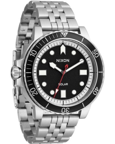 Nixon Stinger 44 A1402-100m Water Resistant Analog Watch - Grey