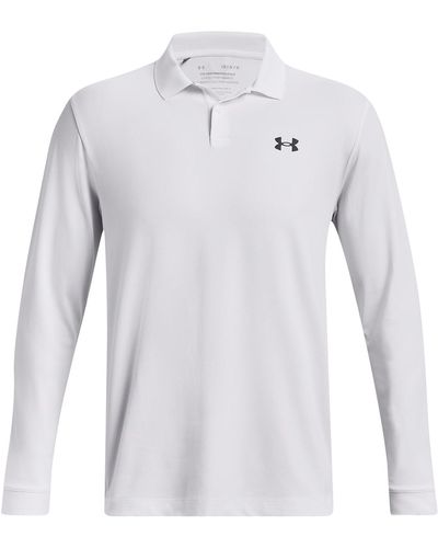 Under Armour Performance 3.0 Ls Polo - White