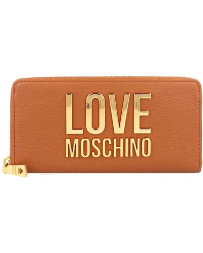 Love Moschino Geldbörse 19 cm - Braun