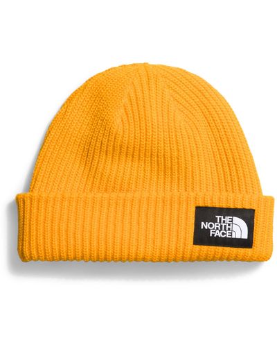 The North Face Salty Dog Lined Beanie - Short, Summit Gold, One Size - Yellow