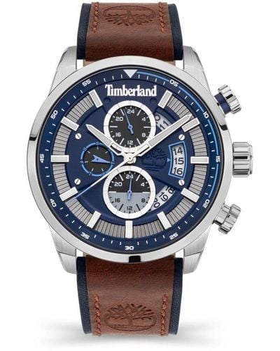 Timberland Callahan Collection 46mm 3-subdial Watch - Blue