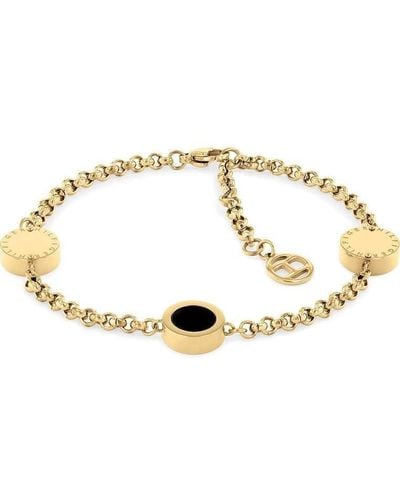 Tommy Hilfiger Jewellery Women's Chain Bracelet Yellow Gold - 2780659 - Black