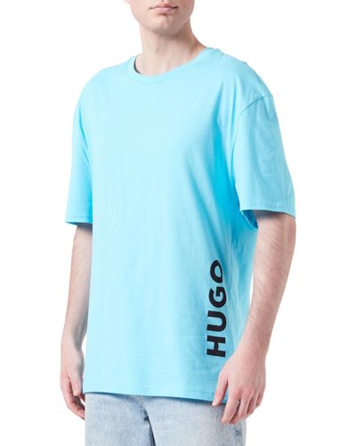 HUGO T-Shirt RN Relaxed - Blau