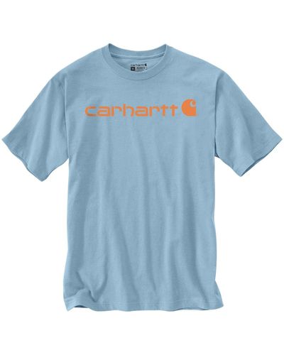 Carhartt Workwear Core Logo -T-Shirt - Blau