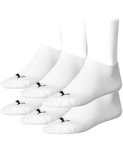 PUMA Invisible Sneaker Socken 6er Pack - Weiß