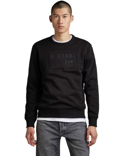 G-Star RAW Originalong Sleeve Sweater - Zwart