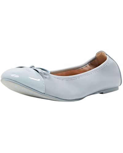 Esprit Moda, Zapatos Tipo Ballet Mujer, 040 Light Grey, 38 EU - Blanco