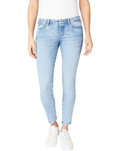 Pepe Jeans Regular Fit - Blau - Light Wiser W24-W34 79% Baumwolle