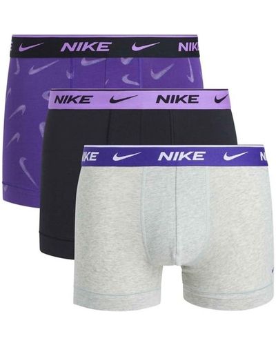 Nike Trunk 3pk Boxershorts 3er Pack - Blau