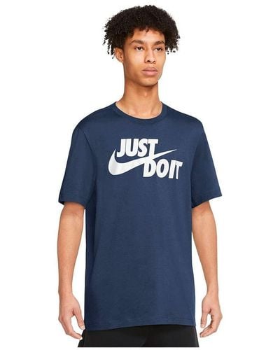 Nike M NSW tee Just DO IT Swoosh Sweatshirt - Azul