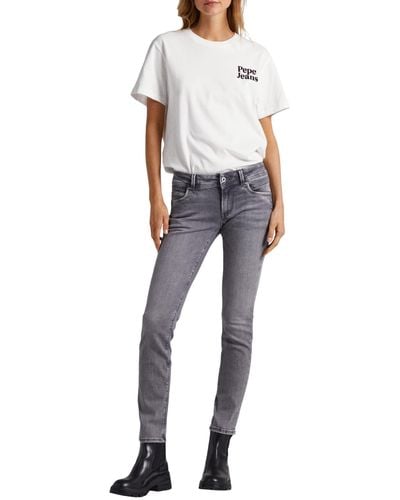 Pepe Jeans New Brooke Jeans - Gris