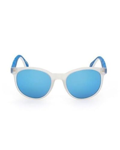 adidas OR010226X53 Full Rim Round UV Protective Sunglass Sonnenbrille - Schwarz