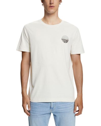 Esprit 073ee2k309 Camiseta - Blanco