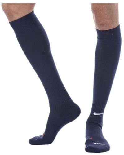 Nike Classic Soccer Dri-fit Sokken Midnight Navy/white S - Blauw