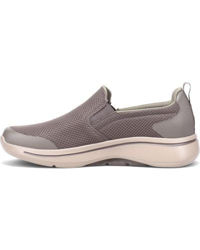 Skechers Gowalk Arch Fit-athletic Slip-on Casual Loafer Walking Shoe Sneaker - Brown