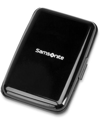 Samsonite ® Portefeuille RFID en aluminium - Noir