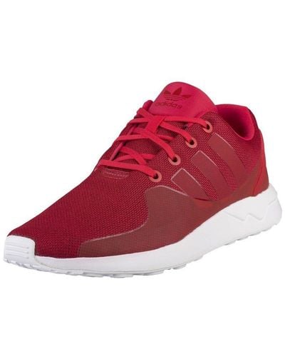 adidas Originals Zx Flux Adv Tech S Running Trainers Trainers - Red