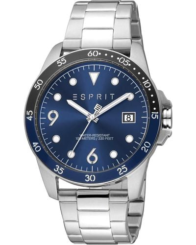 Esprit Casual Watch Es1g366m0015 - Grey