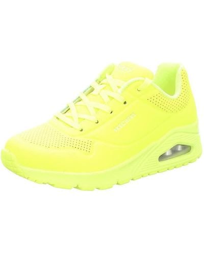 Skechers Uno Stand On Air Trainer - Yellow