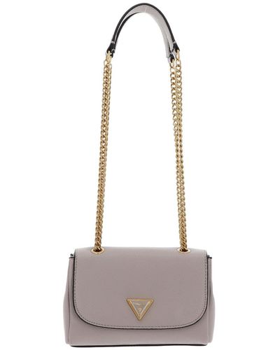 Guess Cosette Mini Convertible Xbody Flap Taupe - Grijs