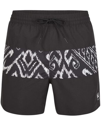 O'neill Sportswear Cali Block 15'' Swim Shorts | Black Magic Carpet