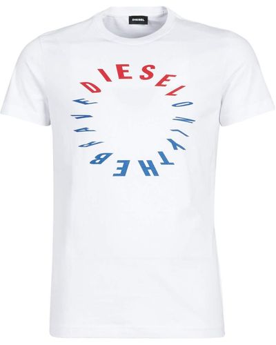 DIESEL T-Diego-Y2 T-Shirt - Weiß