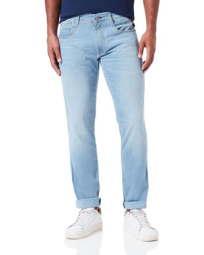 Replay Jeans Anbass Slim-Fit X-Lite Plus mit Stretch - Blau