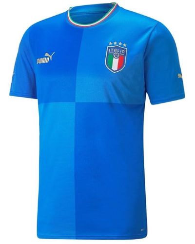 PUMA FIGC Italia Replica Home Trikot - Blau