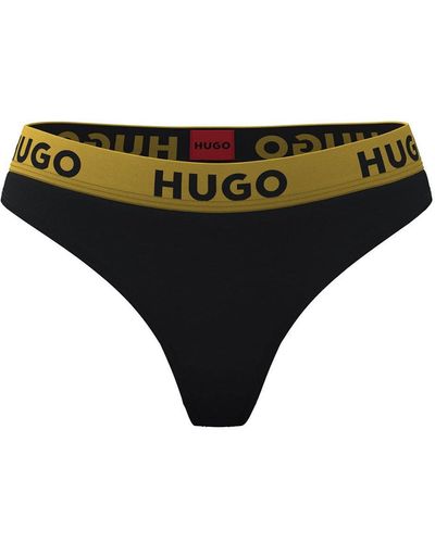 HUGO Sporty Logo 50480166 Thong L - Black