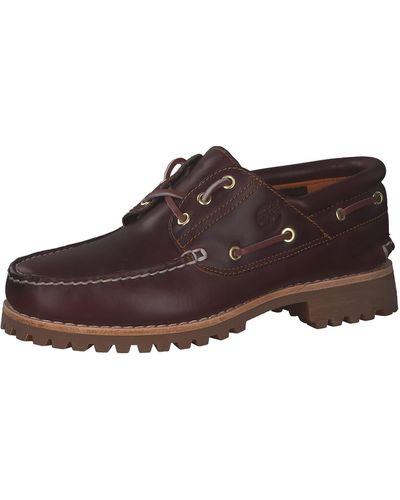 Timberland Authentics 3 Eye Classic Lug Bootsschuh - Braun