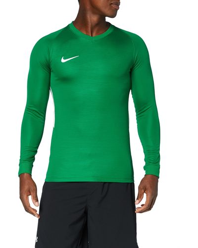 Nike Dry Tiempo Premier Voetbalshirt Met Lange Mouwen - Groen