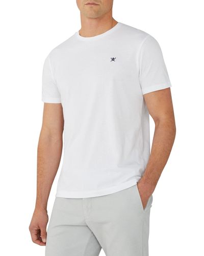 Hackett Hackett Swim Trim Logo Short Sleeve T-shirt 2xl - White