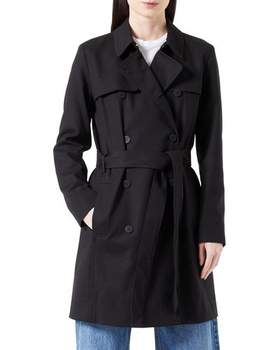 HUGO Makaras-2 Trenchcoat - Schwarz