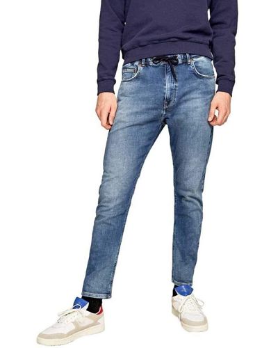 Pepe Jeans Johnson Tapered Fit Jeans - Blau
