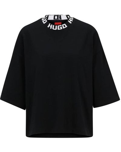 HUGO Dinaya T-Shirt - Schwarz