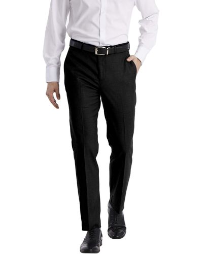 Calvin Klein Slim Fit Dress Pant Pantalones de Vestir - Negro