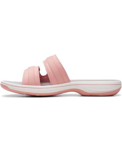 Clarks Breeze Piper Slide Sandal - Pink