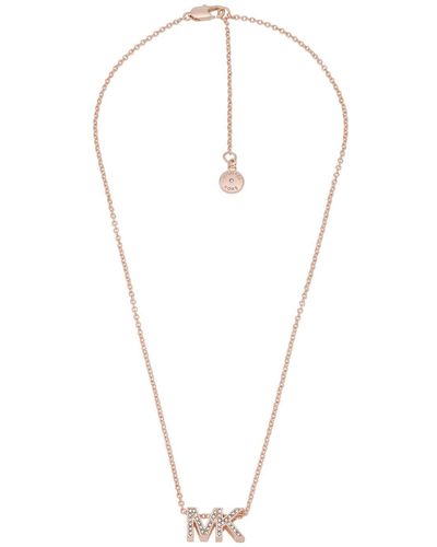 Shop Michael Kors Premium 14K Gold-Plated & Cubic Zirconia Chain Necklace |  Saks Fifth Avenue