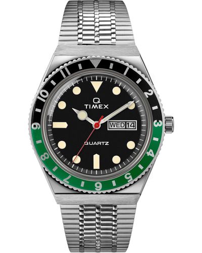 Timex 'Q Diver' Armbanduhr - Mettallic