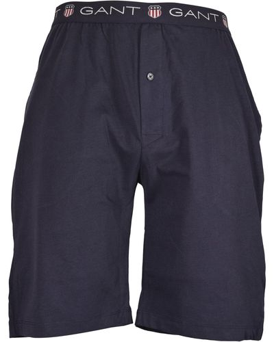 GANT Shield Pyjama Shorts Casual - Blue