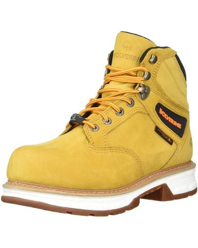 Wolverine Hellcat Ultraspring 6" Carbonmax Boot - Yellow