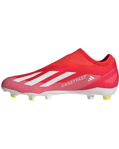 adidas Chaussures de football unisexes X Crazyfast.3 Ll Fg - Rouge