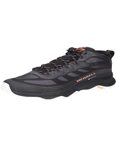 Merrell Moab Speed Mid High Rise Hiking Boots - Black