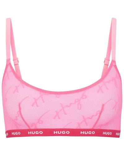 HUGO Lace Bralette - Pink