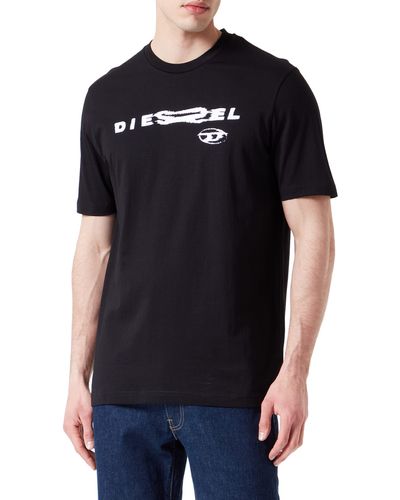 DIESEL T-Justier-G19 T-Shirt - Schwarz