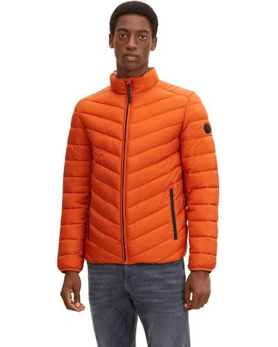 Herren-Jacken von Tom Tailor in Orange | Lyst DE