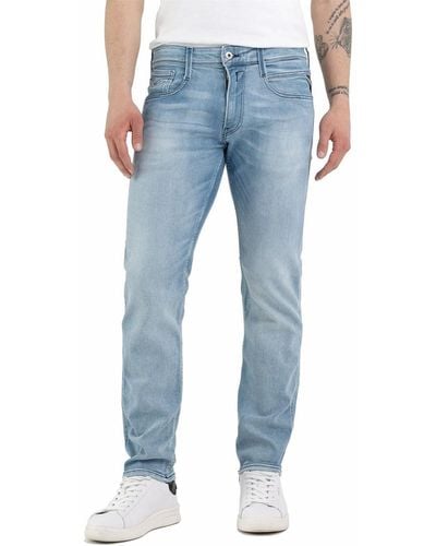 Replay Jeans Anbass Slim-Fit mit Comfort Stretch - Blau
